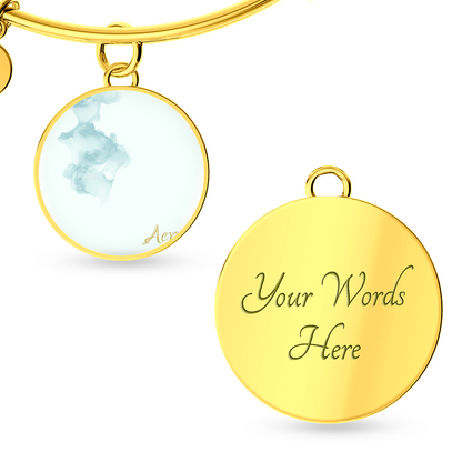 Aevyra Custom Photo Circle Bangle – Personalized Luxury Bracelet with Message Card | Perfect Gift for Her, Mom, Wife, or Girlfriend